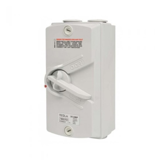 1-Pole, 32Amp IP56 Weather Proof Isolator Switch 1-Pole, 32Amp IP56 Weather Proof Isolator Switch