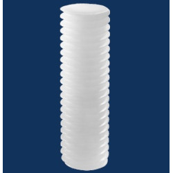 1000mm THREADED ROD NYLON NATURAL