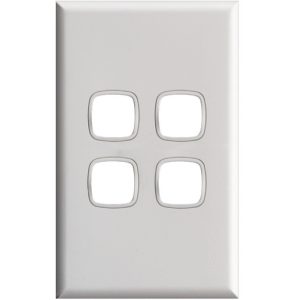 HPM 4-Gang Switch Plate Only